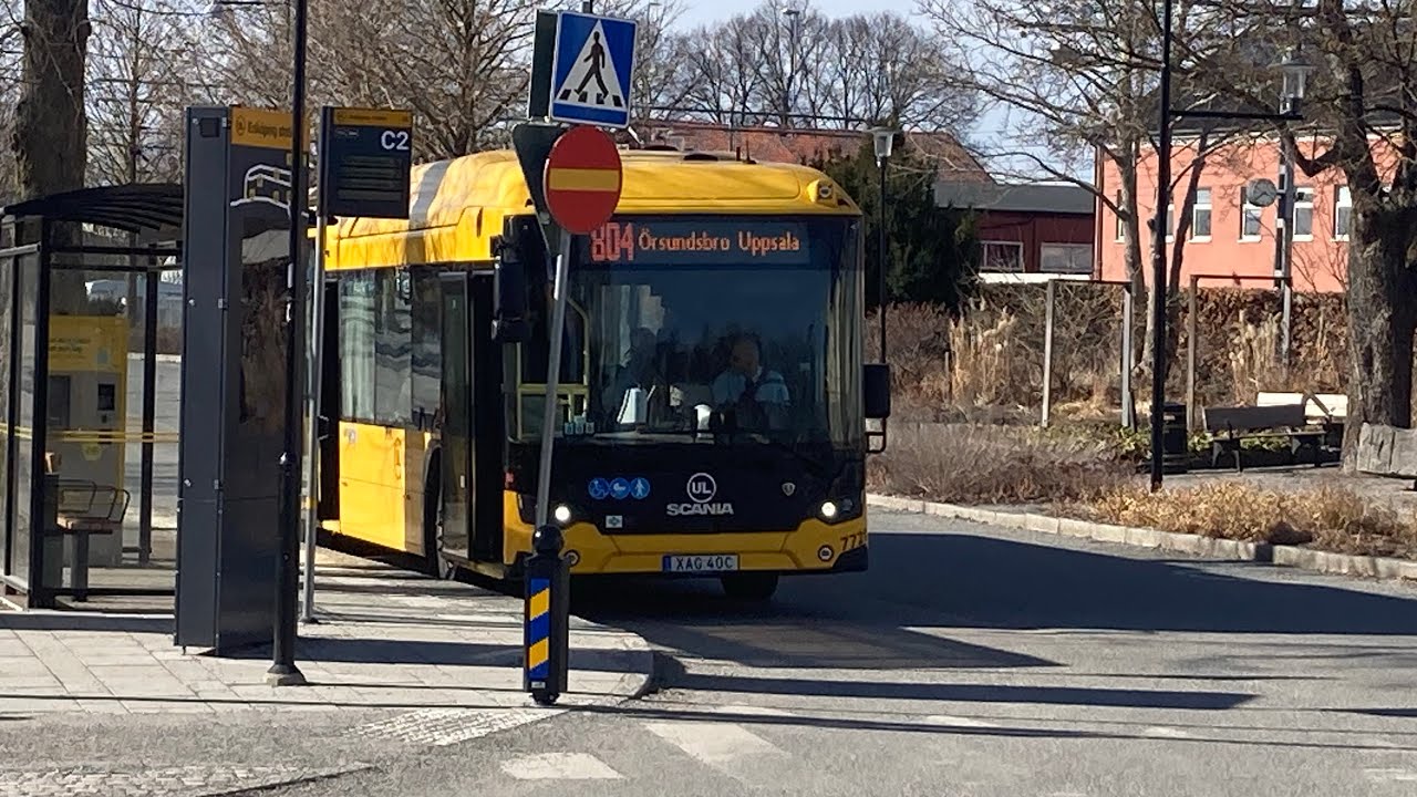 Bus ride linje 804 från Kvarnbolund till Salnecke