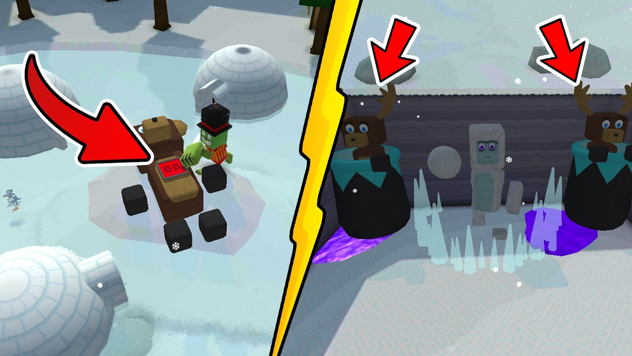 Tombol Rusa Raksasa! - Super Bear Adventure