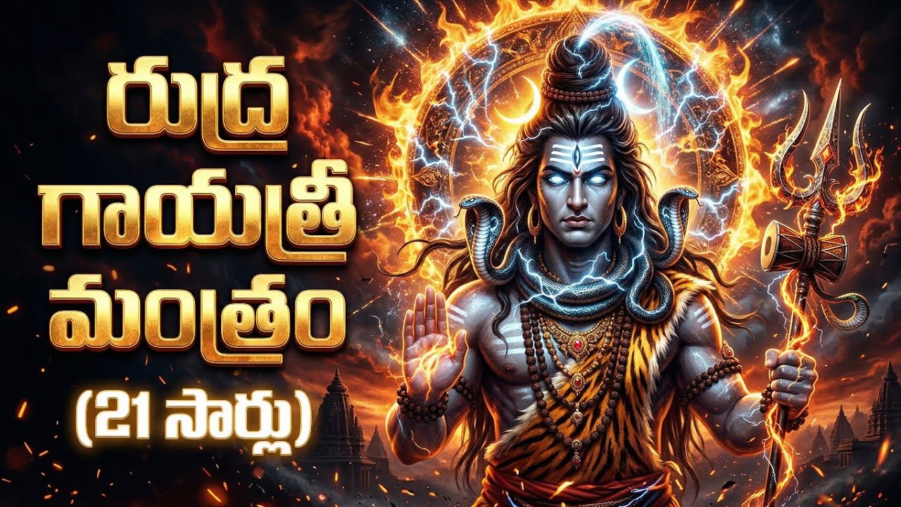 సమస్త దోషాలు తొలగించే రుద్ర గాయత్రీ మంత్రం (21 సార్లు) | Powerful Rudra Gayatri Mantra