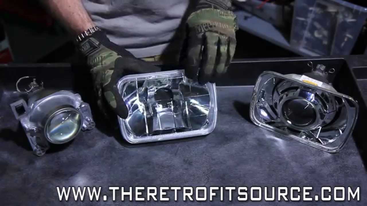 TRS Tips: 7x6 Sealed Beam Bi-xenon Headlight Projector Retrofit Upgrade How-To