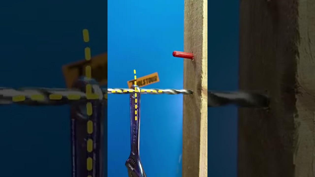 How to Drill A straight Hole on A Wall