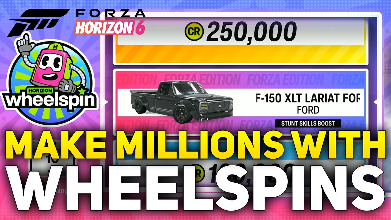 Forza Horizon 6 &mdash; Как быстро получить супер-вращения на колесе удачи (заработать миллионы)