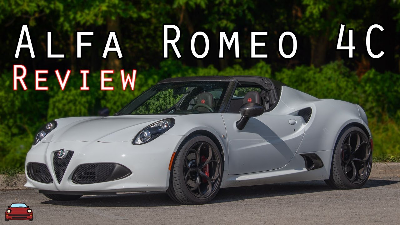 2016 Alfa Romeo 4C Spider Review - When The Italians Got It PERFECT!