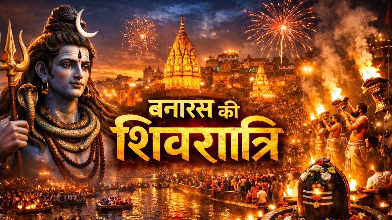 काशी की भव्य शिव बारात 2026 | महाशिवरात्रि बनारस का अद्भुत नजारा | Har Har Mahadev#mahashivratri 