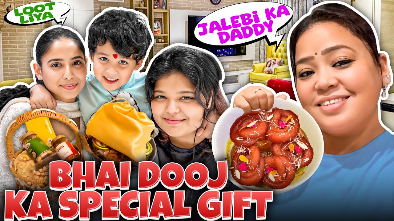 Golle Ne Bhai Dooj Pe Behno Ko Diye Anokhe Gifts 🎁 | Bharti Singh | Harssh Limbachiyaa | Golla