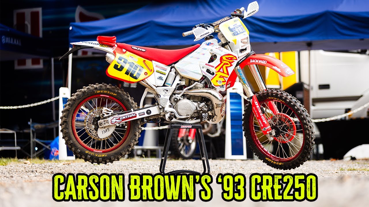 Carson Brown's 1993 CRE250 | USHE Bike Breakdown