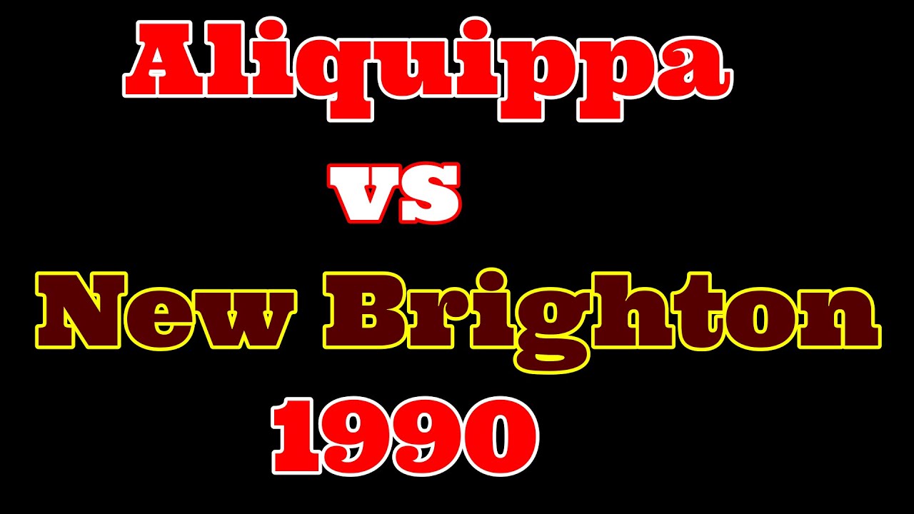 Aliquippa Quips vs New Brighton Lions