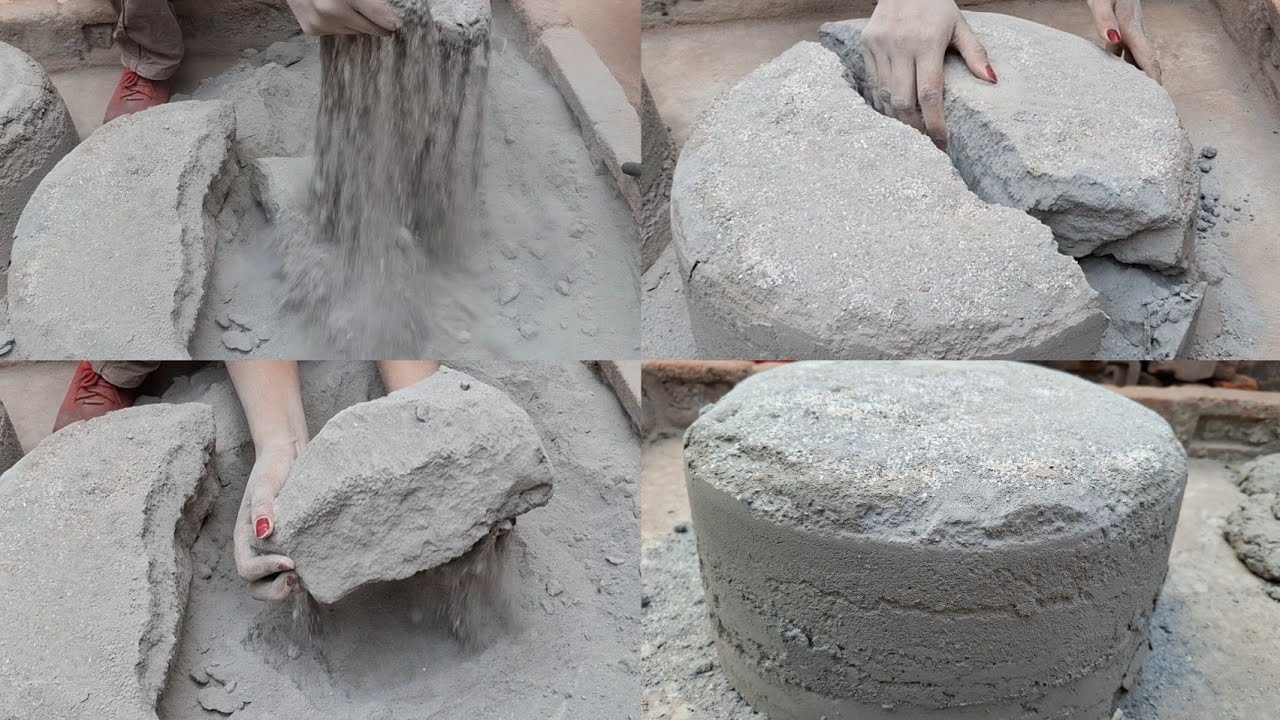 Full Tub P=1 Huge Chunks Dry Floor On Crumbling 