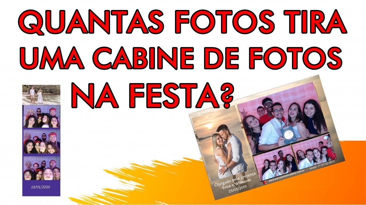 Quantas Fotos Tira Uma Cabine De Fotos Ou Totem Num Evento?