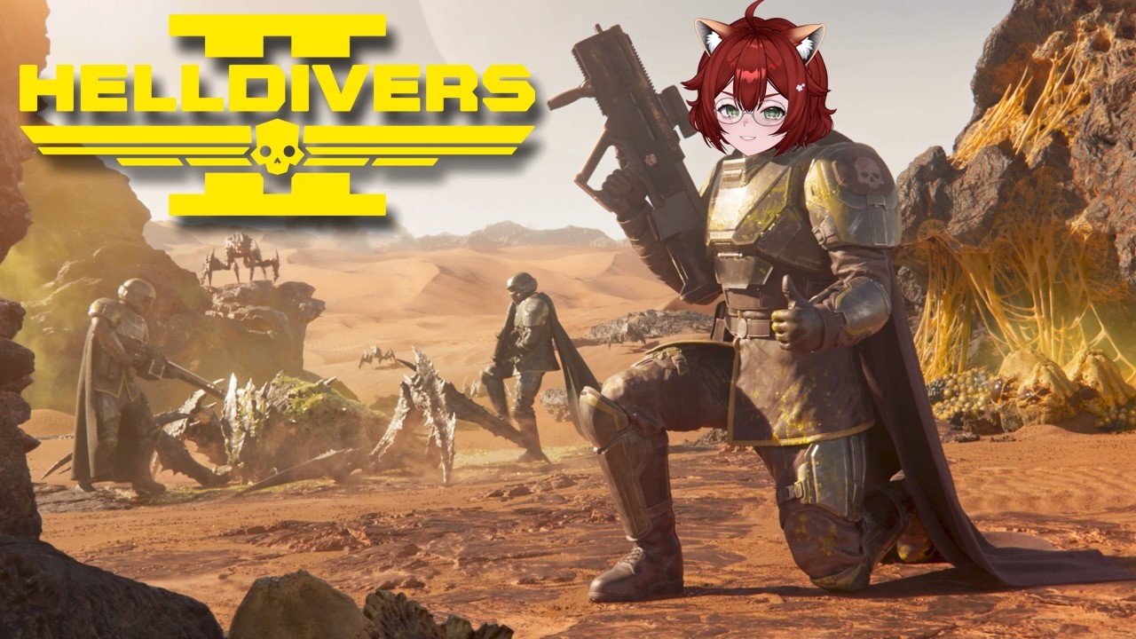 Nana plays Helldivers 2! Revenge on the terminids