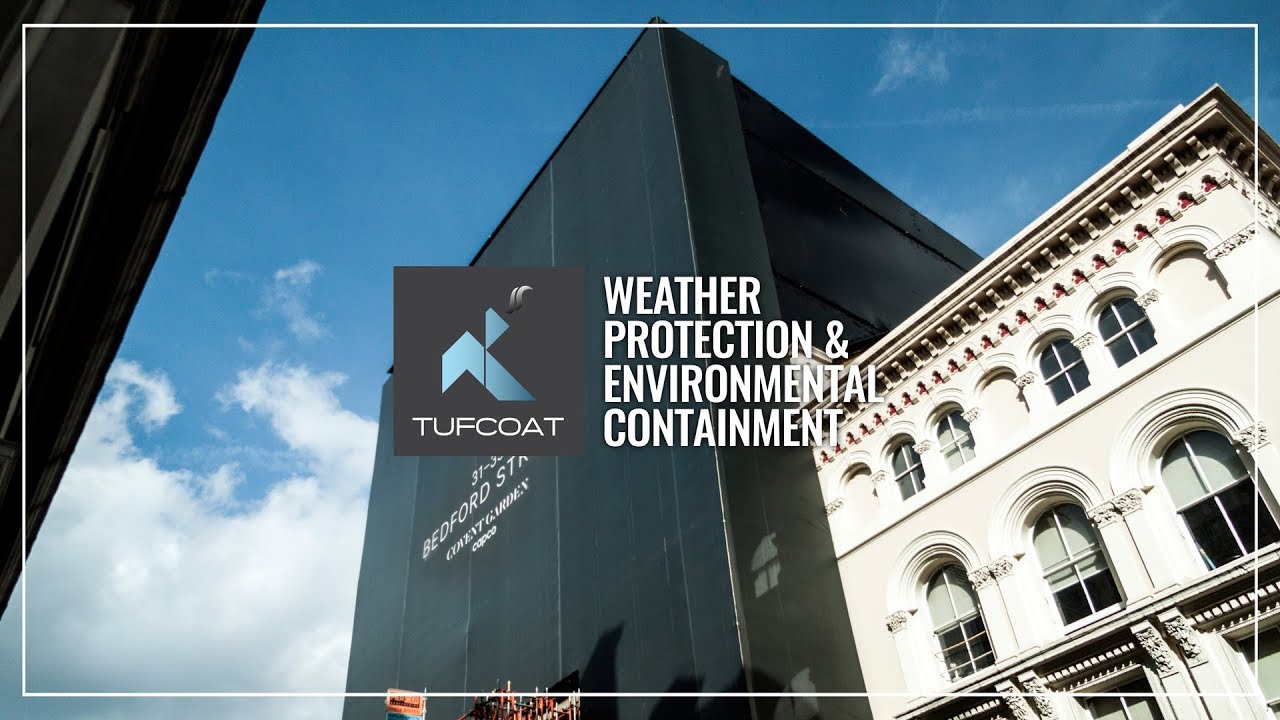 Scaffold wrap protects Grade II listed property development