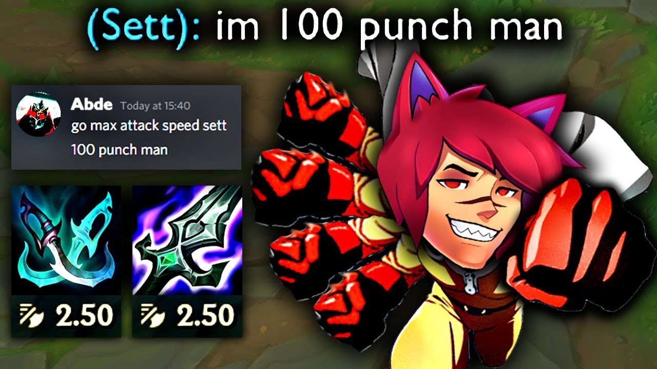 MAX ATTACK SPEED SETT (100 PUNCH MAN)