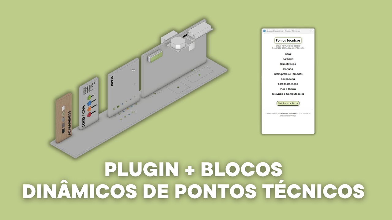 Usando o Plugin de Blocos Dinâmicos de Pontos Técnicos