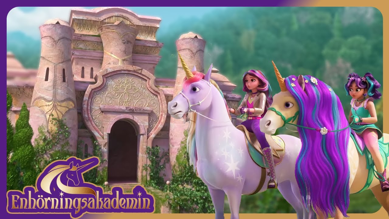 Enhörningsryttarna hittar ett gömt magiskt tempel | Enhörningsakademin | Tecknad film för barn