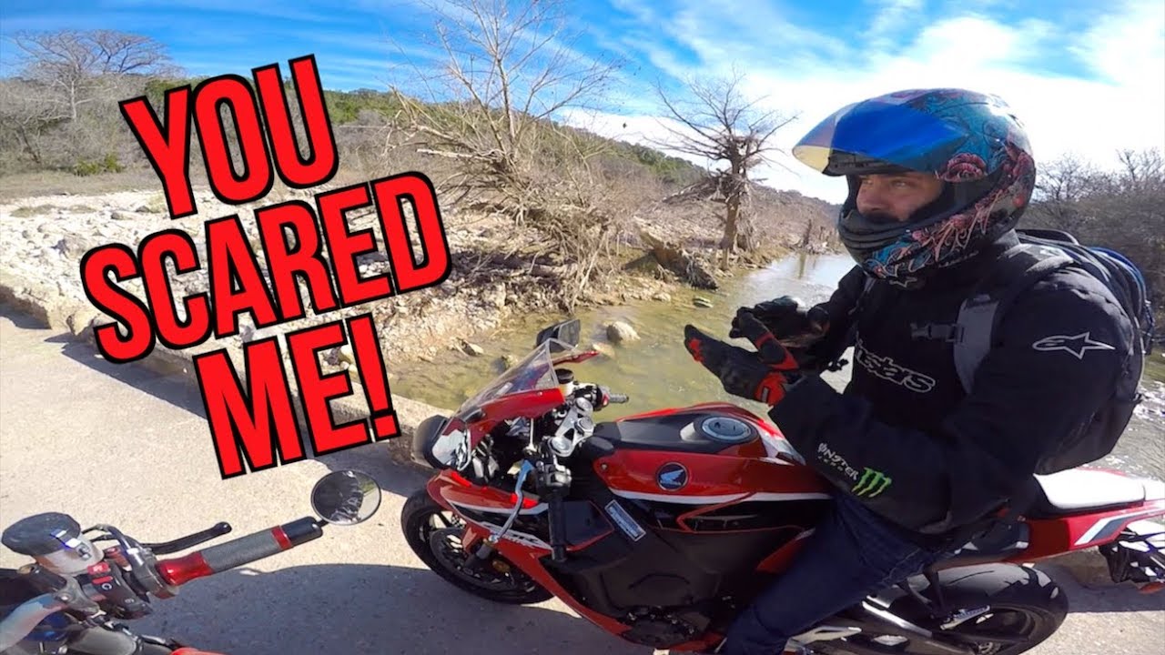 HE SCARED ME! CBR1000rr FLYBY Makes Me JUMP