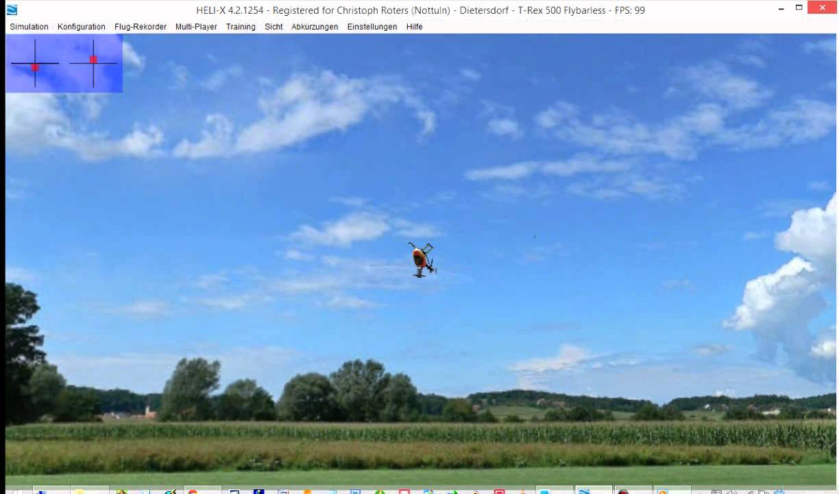 Lernvideo 3d Heli Fliegen, Teil 5 Halber und voller Piroflip