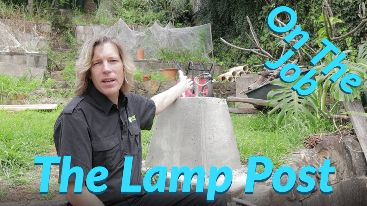 Installing A Lamp Post Electrical Wiring (Electro On The Job)