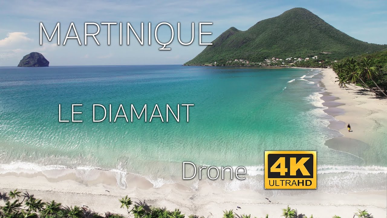 Martinique, Le Diamant en drone.