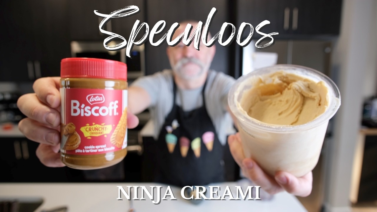 Удивительное мороженое Biscoff в Ninja Creami Udivitel'noye morozhenoye Biscoff v Ninja Creami