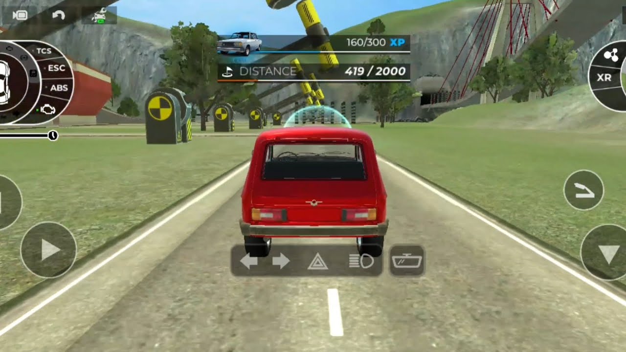 RED CAR JUMP THA MOUNTAIN CAR FULL DAMAGE | BEANNG.DRIVE #CAR #BEAMNGRAO #BEAMNGNOOB 