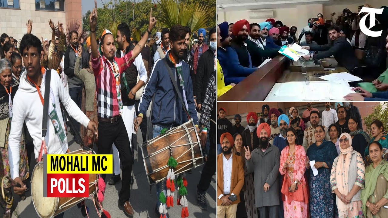 Mohali: Congress and SAD candidates file nomination for civic body elections