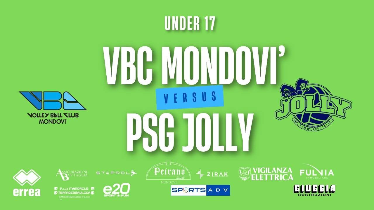 UNDER 17 VBC MONDOVI vs PSG JOLLY