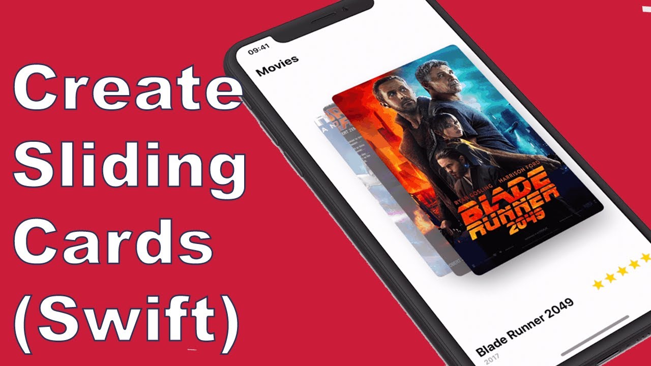 Create Sliding Cards in App (Swift 5) Xcode 11 - 2020