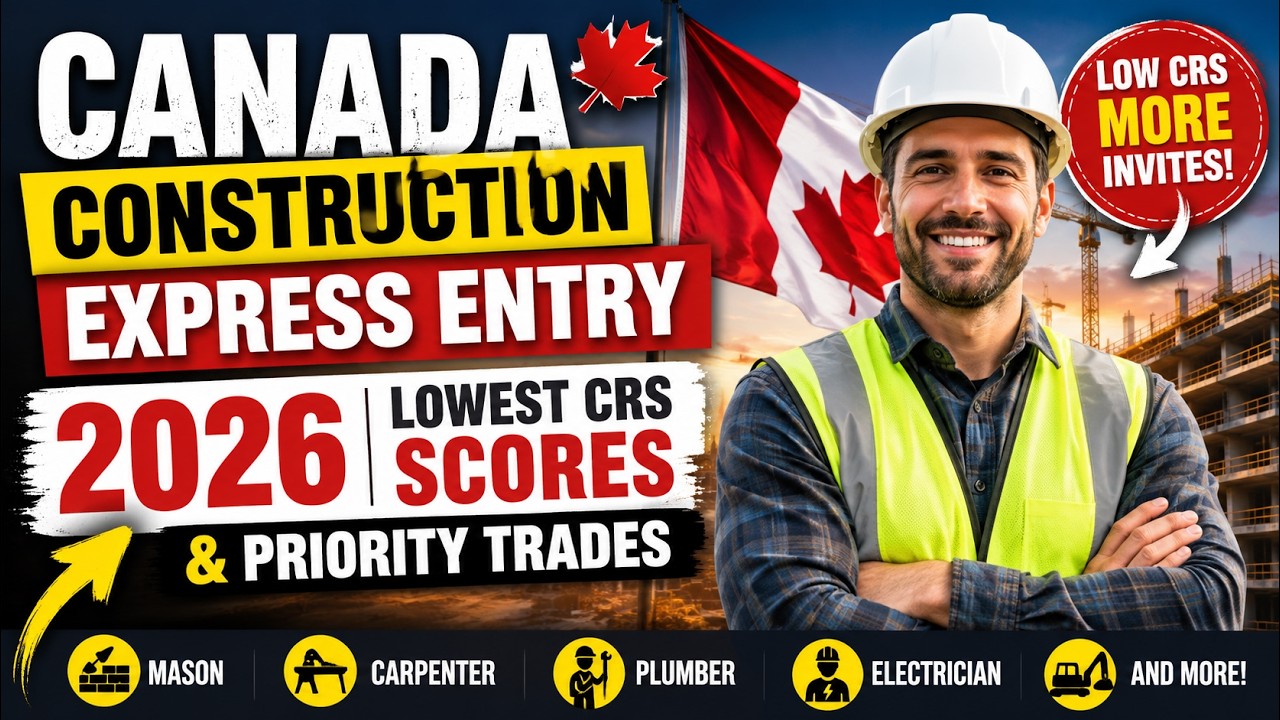 🇨🇦 Иммиграция в Канаду 2026: Express Entry для строителей | Низкий CRS и быстрое ПМЖ для квалифиц...