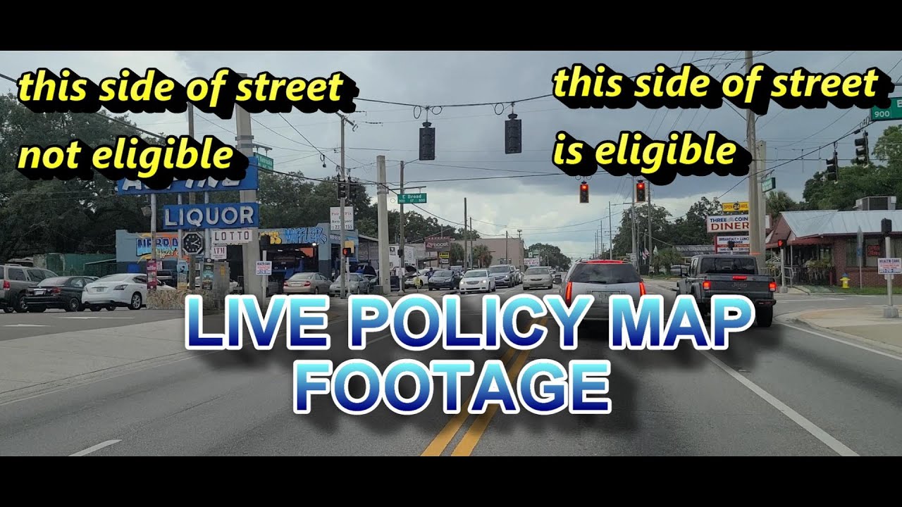 SBA Policy Map Video Purple and Yellow Areas EIDL GRANT ELIGIBILITY DETERMINATION MAP