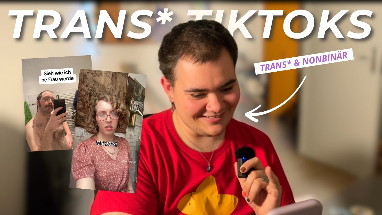 Trans* Person reagiert auf trans* Tiktoks 🏳️‍⚧️