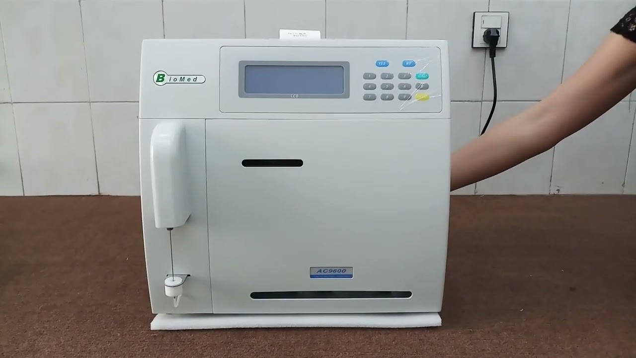 Electrolyte Analyzer AC-9600 Startup
