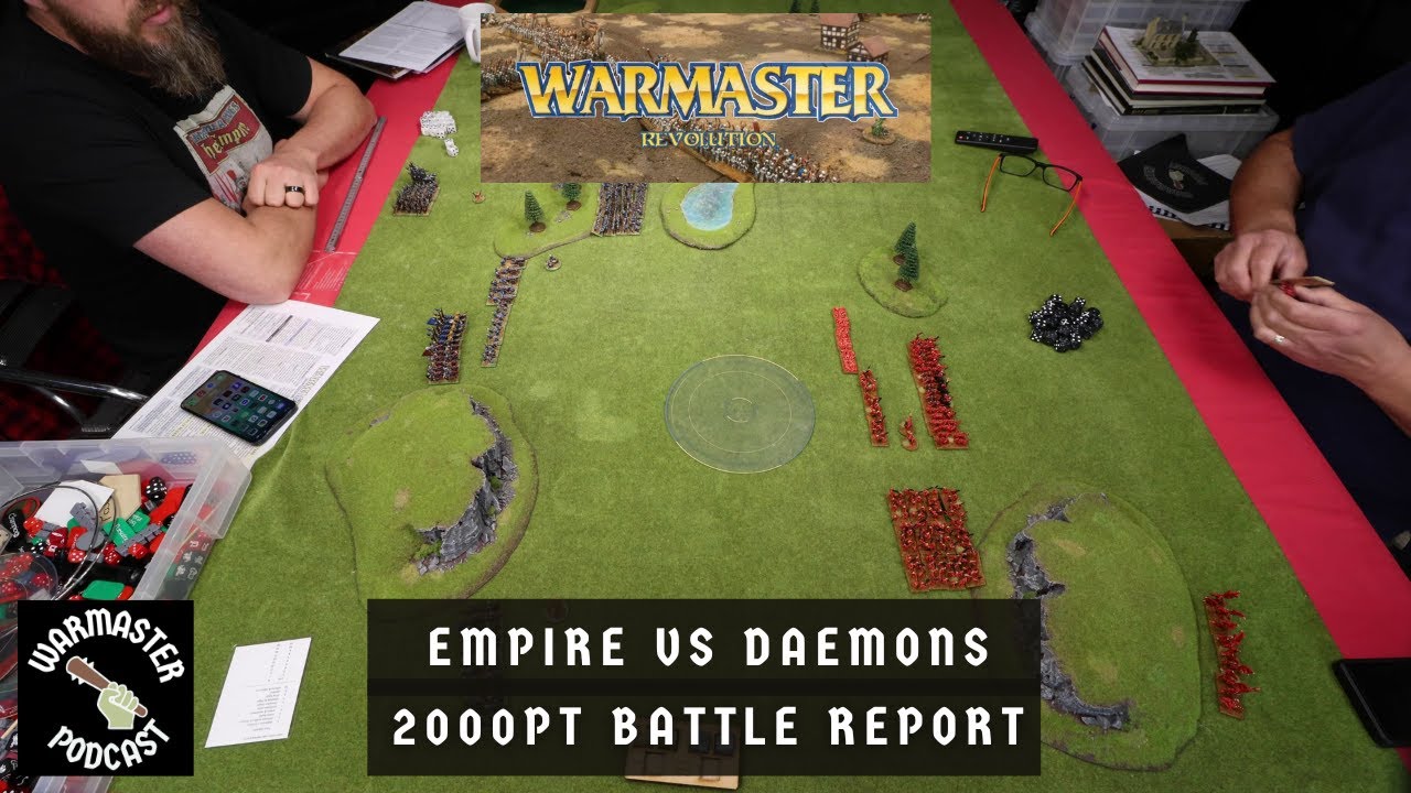 Warmaster Revolution 2000pt Battle Report - Winteroller 2025 Scenario 2