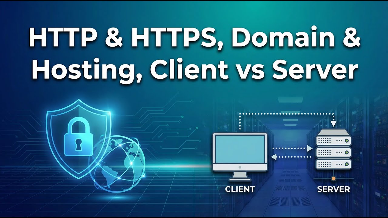 HTTP vs HTTPS | Domain & Hosting | Client vs Server Explained