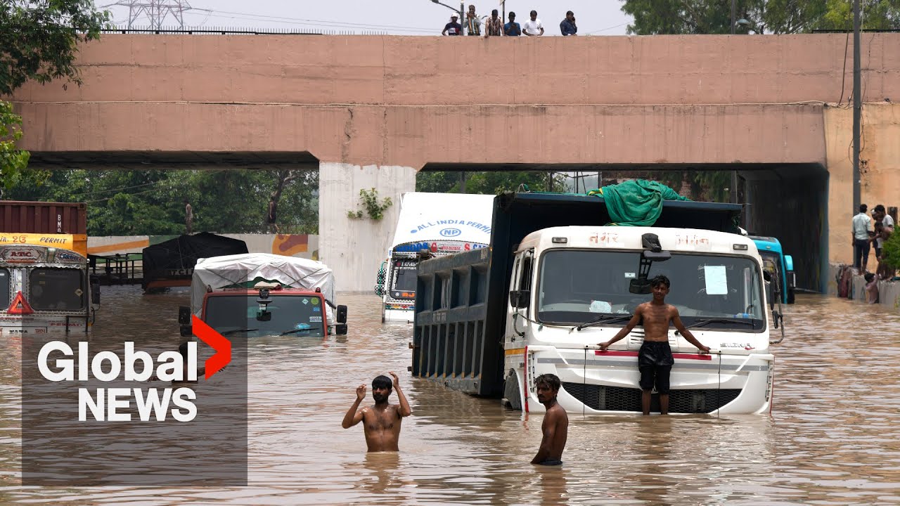 India's record monsoon rains leave Delhi residents grappling with severe flooding