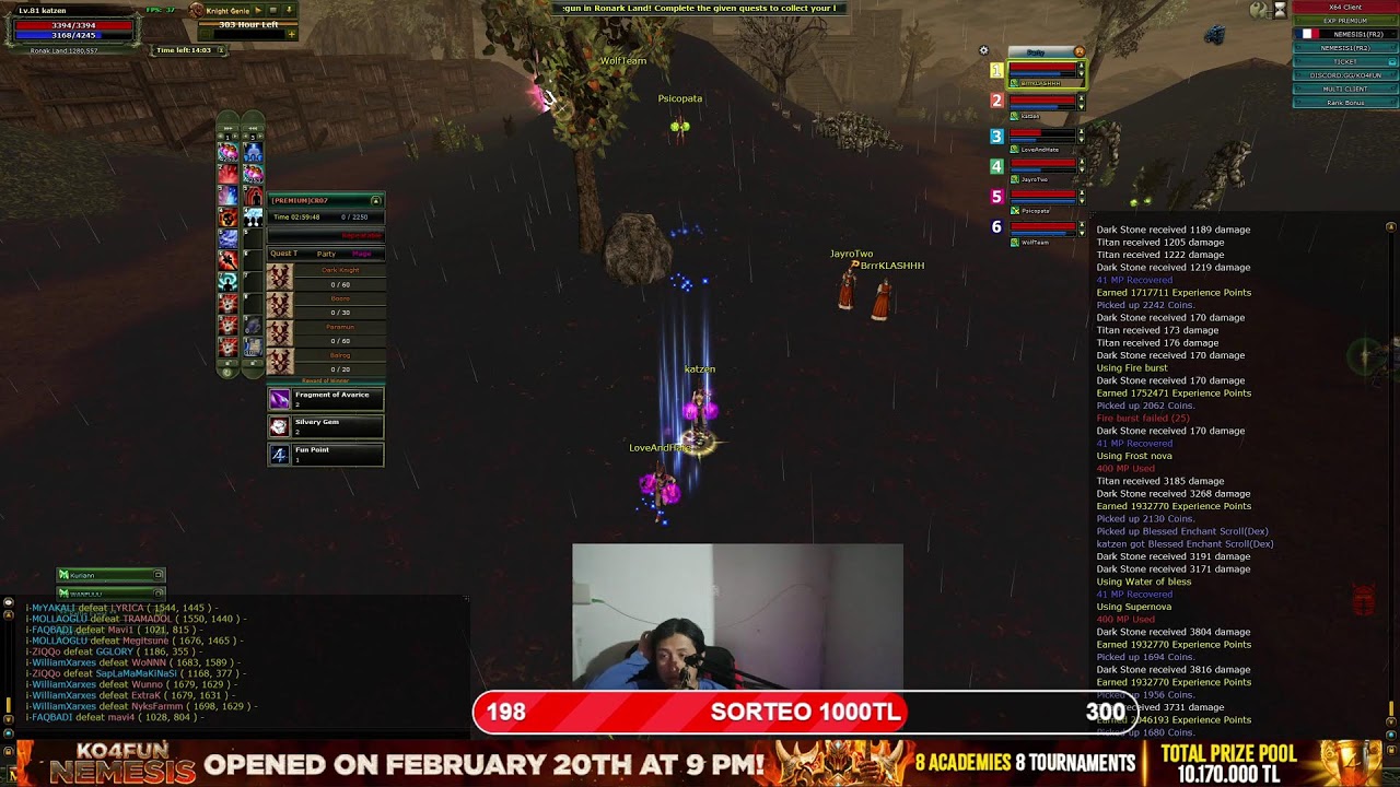 #KO4FUN  Server Nemesis #knightonline