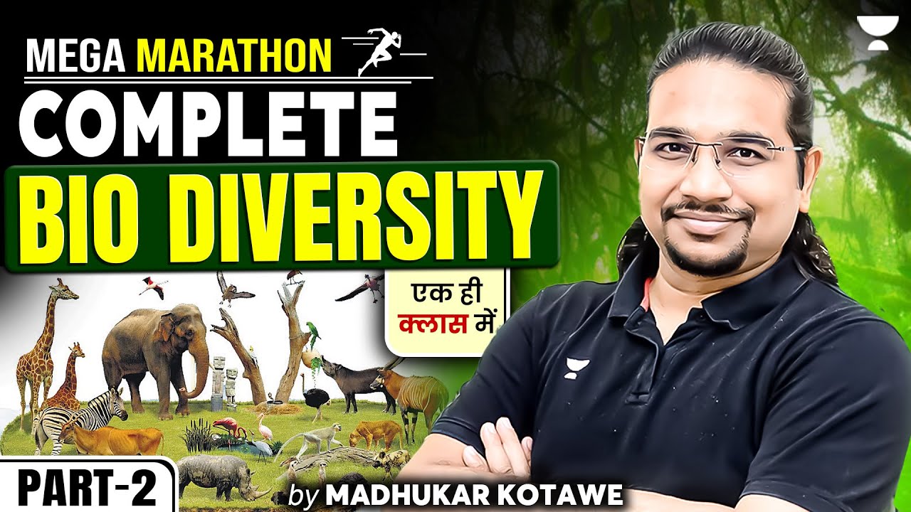 [Marathon] Complete Biodiversity in One Video Part- 2 for UPSC and State PSC Exams | Madhukar Kotawe