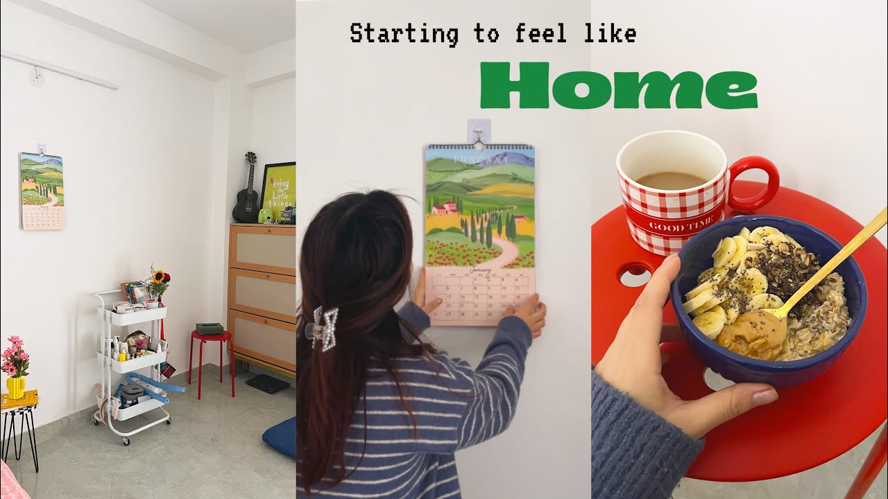Why did I move to a new Apartment⁉️ | home decors📦✂️| starting to feel like home🛀🪴