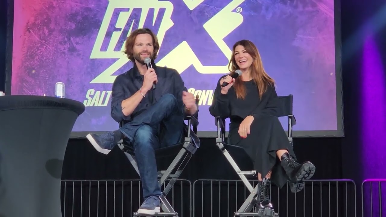 supernatural panel with jared and Genevieve Padalecki, fanx 9/22/2023