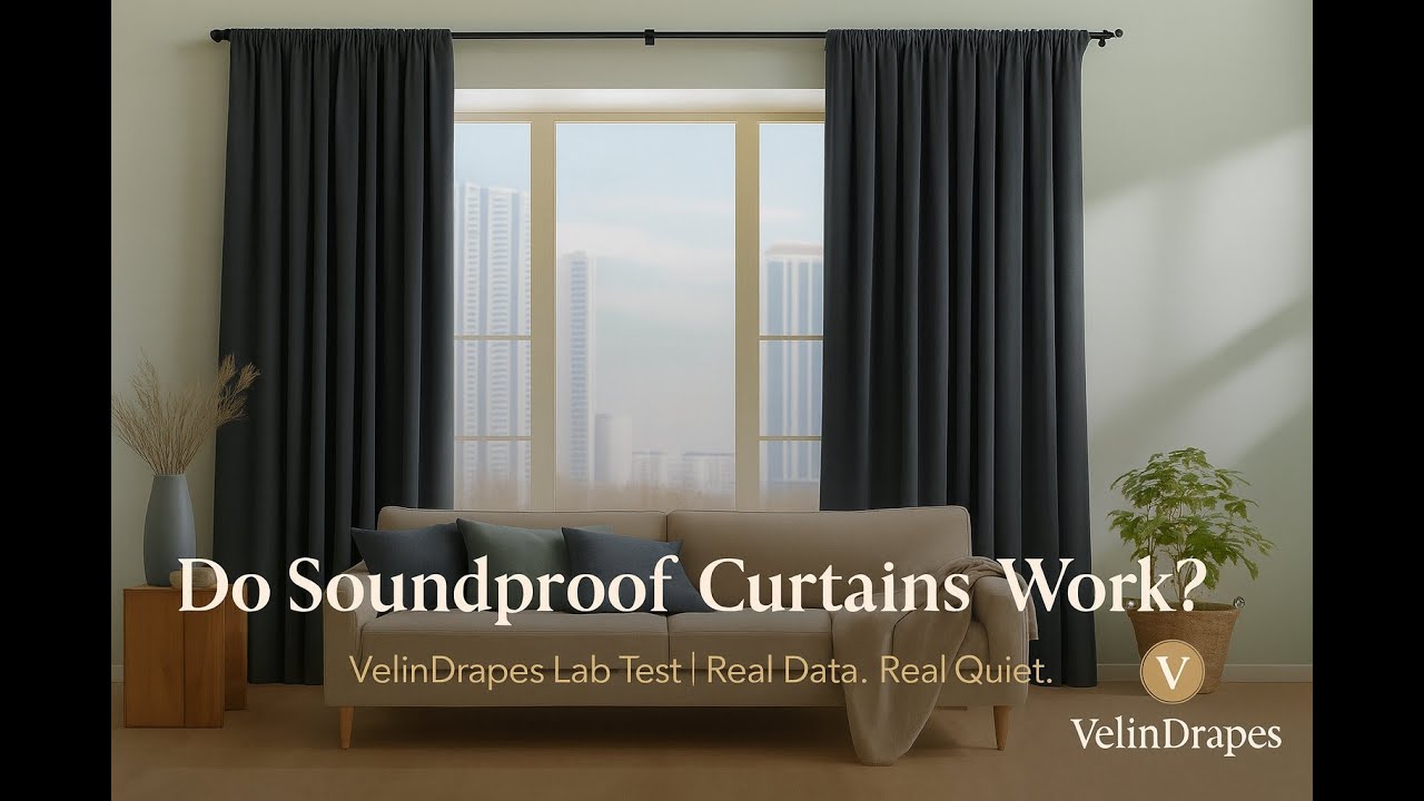 Do Soundproof Curtains Really Work? | VelinDrapes Acoustic Lab Test