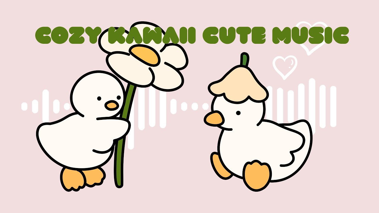 Cozy Cute kawaii music 1 hour lofi beats, Aesthetic Spring Background for Study or relaxing