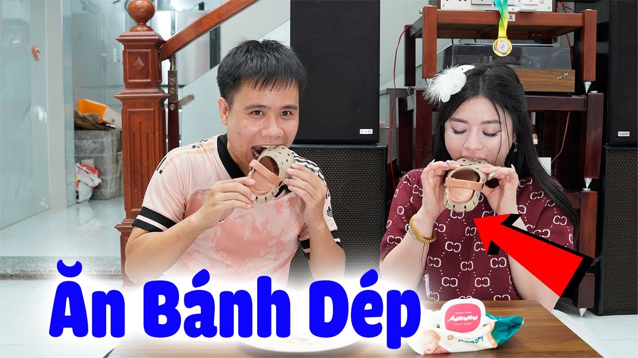 Troll Cho Vy Ăn Bánh Làm Từ Dép - Cay Cú Không tưởng | Vĩnh Vui Vẻ.