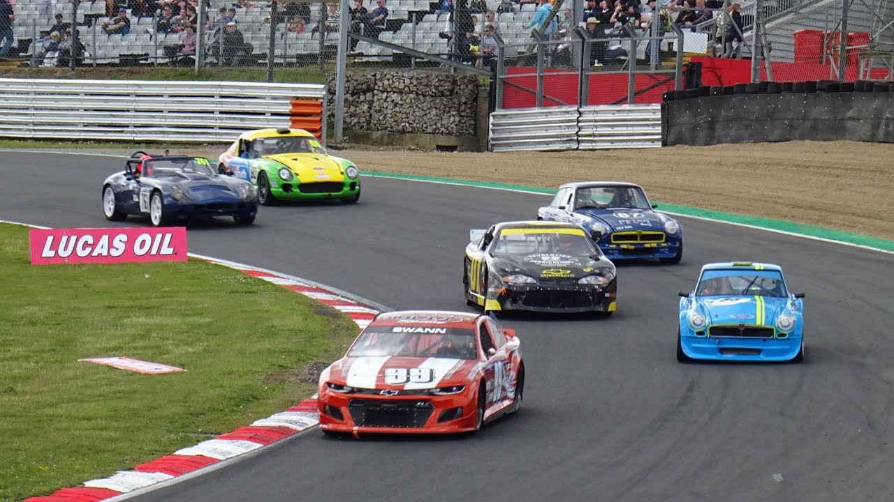 Bernie's V8s and Silhouettes Racing Action! 2025 American Speedfest, Brands Hatch