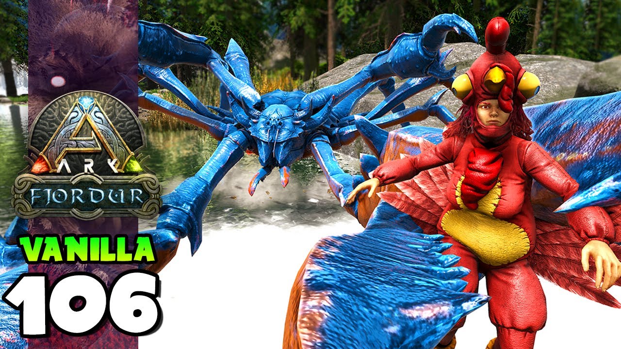 DOMANDO KARKINOS O CARANGUEIJO GIGANTE!!! ARK: FJORDUR (VANILLA) 106