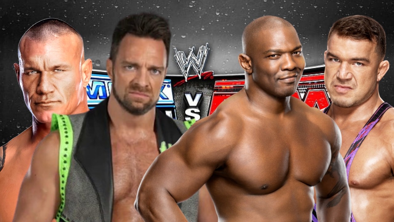 Randy Orton & LA Knight vs Shelton Benjamin & Chad Gable - WWE SvR 2010 Gameplay