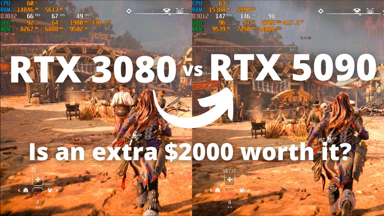 RTX 3080 vs RTX 5090: The Ultimate Comparison! (Early Access, making timestamps)