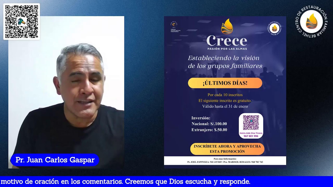 🔴 EN VIVO | AYUNO CONGREGACIONAL 🙏🔥