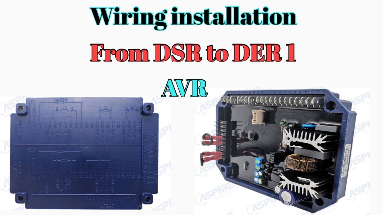 Wiring Installation from DSR to DER 1 meccalte avr benzblogs