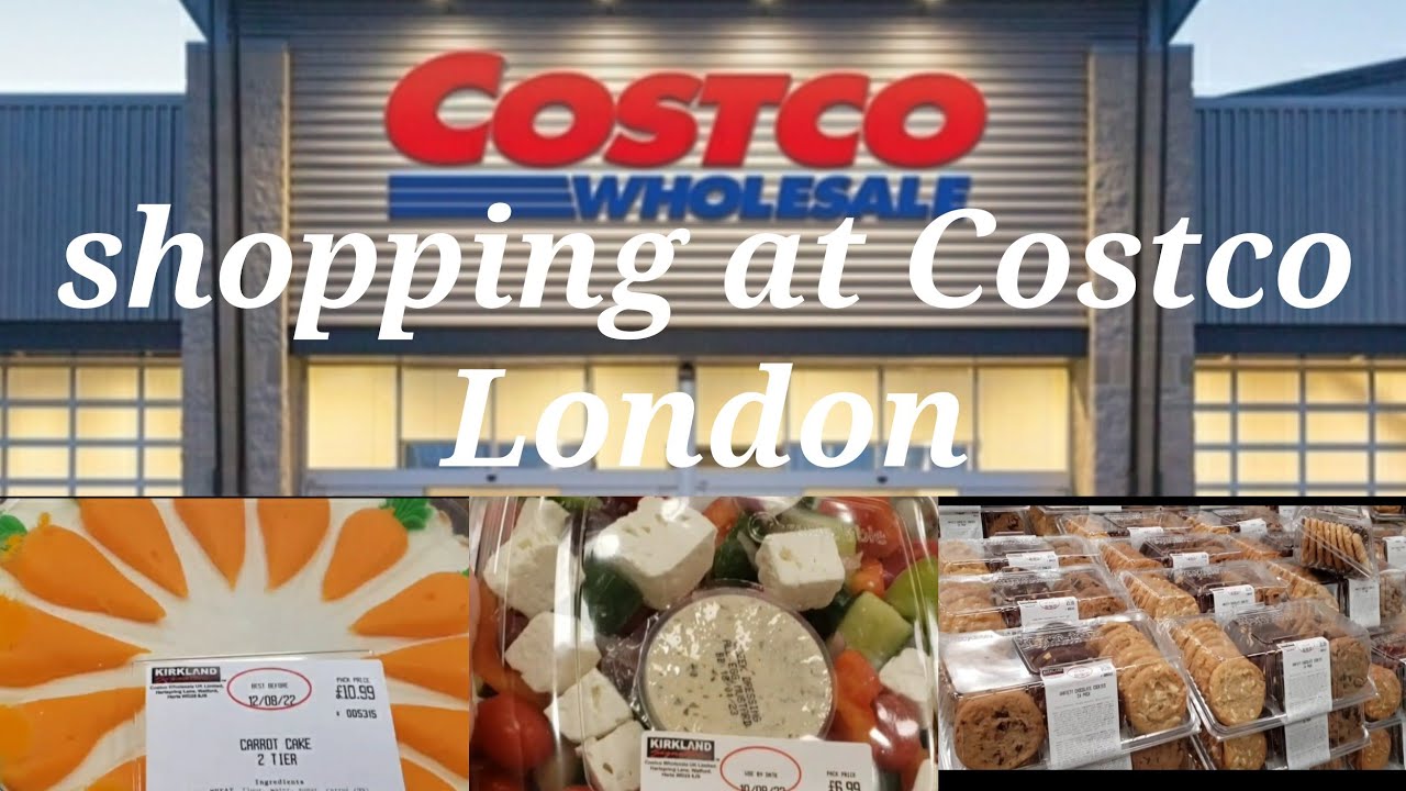 First time shopping at London Costco store tour life in Londonزندگی من در لندن 