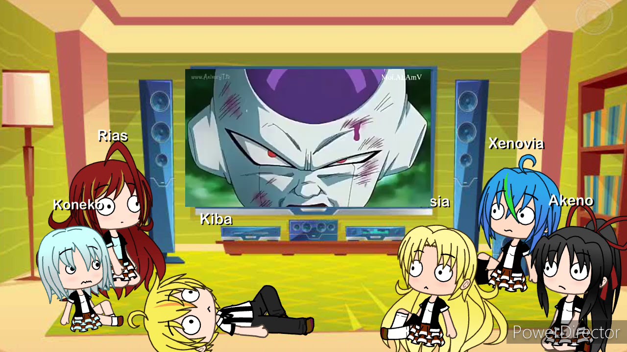 High School DXD reacciona a Dragon Ball (Goku vs Freezer)