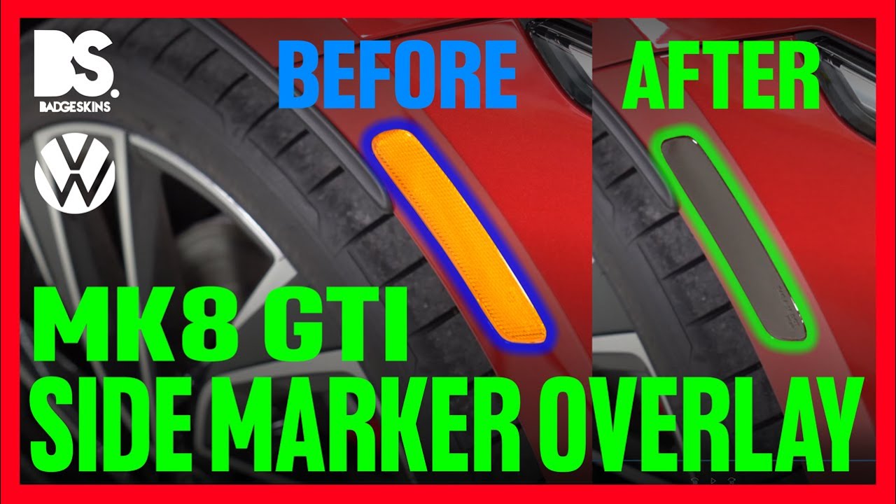 Badgeskins VW MK8 Golf/GTI/R Side Marker Tint/Overlay